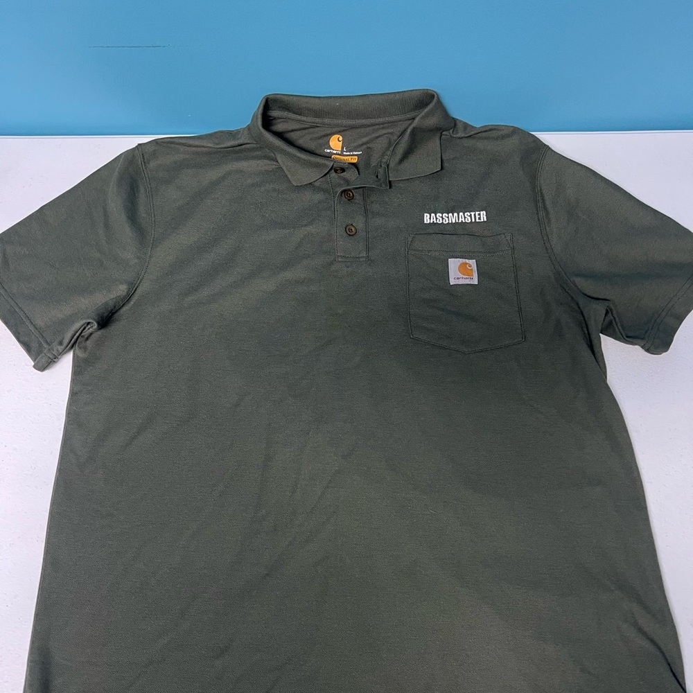 Carhartt men's Bassmaster polo shirt size large